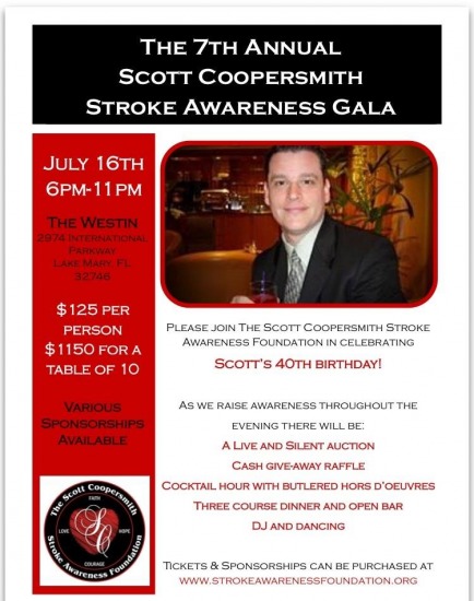 The 7th Annual Scott Coopersmith Stroke Awareness Gala